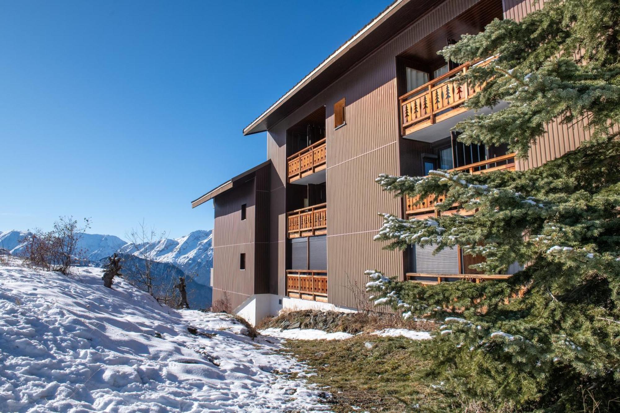 Appartement Confortable A L'Alpe D'Huez De 27 M² Avec Vue Montagne Ngoại thất bức ảnh
