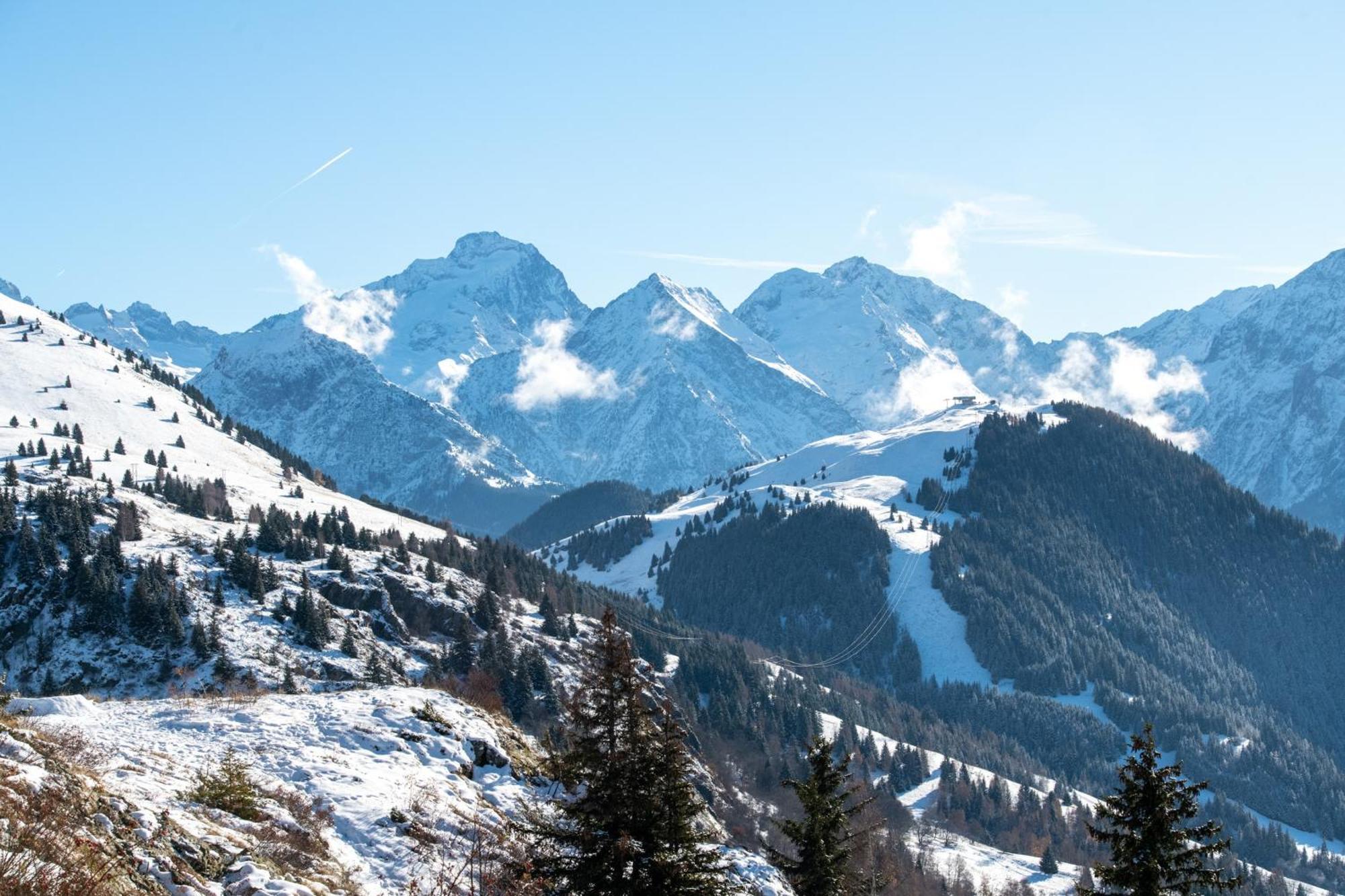 Appartement Confortable A L'Alpe D'Huez De 27 M² Avec Vue Montagne Ngoại thất bức ảnh