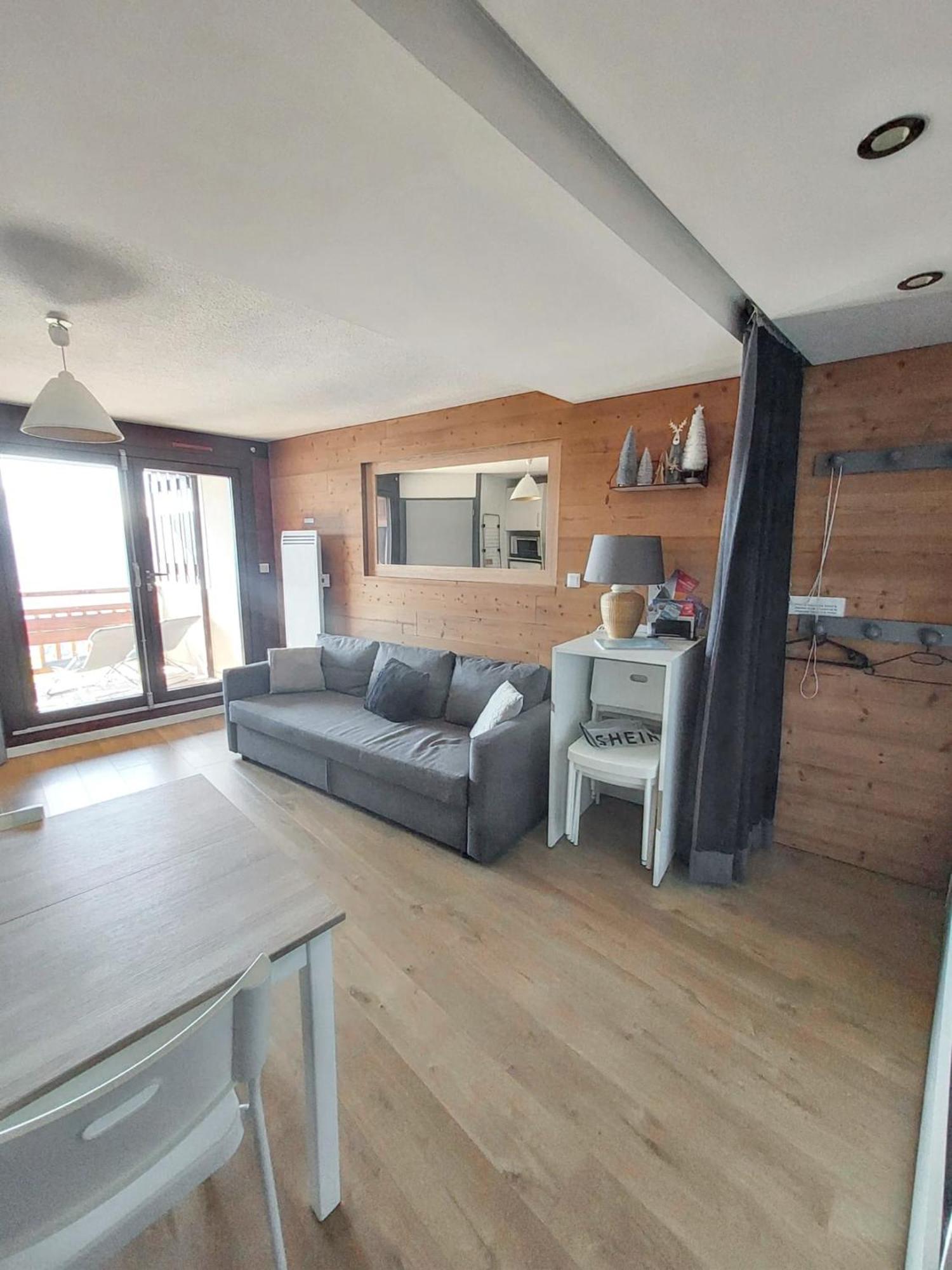 Appartement Confortable A L'Alpe D'Huez De 27 M² Avec Vue Montagne Ngoại thất bức ảnh